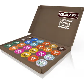 Nejkafe Test box 24 kapslí do Dolce Gusto® Foodness