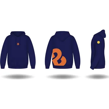 Pánská mikina Mikina s kapucí BEAL Hoodie Barva: navy blue, Velikost: M, Kód produktu: BSW.M.B