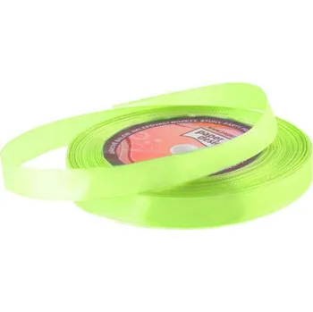 Stuha Saténová stuha razicí zelená (apple green) 12 mm/32m