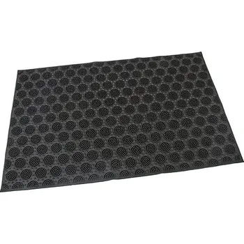 Rohožka Gumová vstupní kartáčová rohož Circles - 60 x 40 x 0,7 cm, 70080107