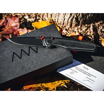 kapesní nůž ANV A200 BB DLC Black, G10 Black ANVA200-003