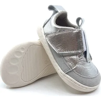 Capáčky Barefoot capáčky Pegres SBF 64 stříbrná 23, Vnitřní délka boty: 14,6 cm, Vnitřní šířka boty: 6,2 cm