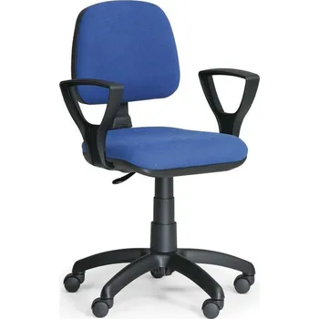 kancelářská židle Milano - s područkami - modrá