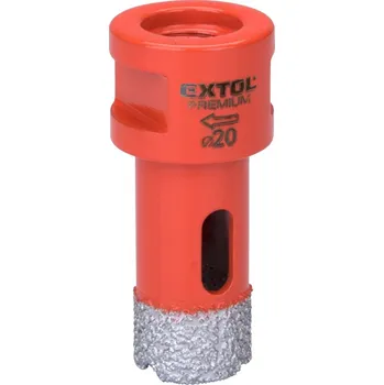 Vrták Korunka vykružovací diamantová, O 20mm, závit M14