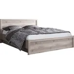 Postel s úložným prostorem, 140x200, kaštan nairobi, JESI