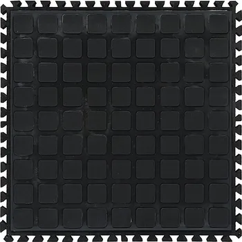 Rohožka Černá podlahová protiúnavová protiskluzová rohož (střed) - 45 x 45 x 2 cm, 87660060