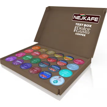 Nejkafe Test box 24 kávových kapslí do Dolce Gusto®