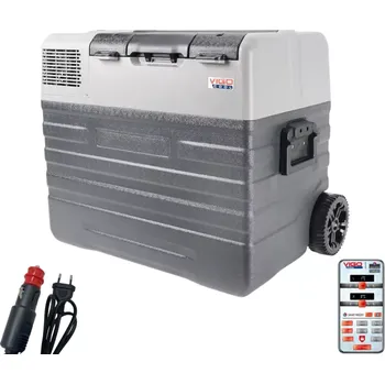 Autochladnička Přenosná kompresorová autochladnička Vigo Cool V52W, 52 l, 12/24/230V, Rukojeť a kolečka