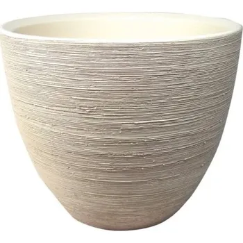 Květináč Obal keramický pr.30 cm antik-bílý