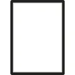 Magneto samolep.rámeček A2,černý,1ks Magneto - samolepicí rámeček