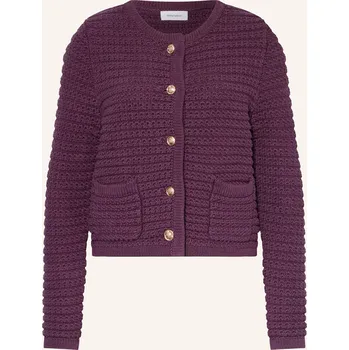 Dámský svetr Darling Harbour Dámský Pletený Kardigan, plum, 44