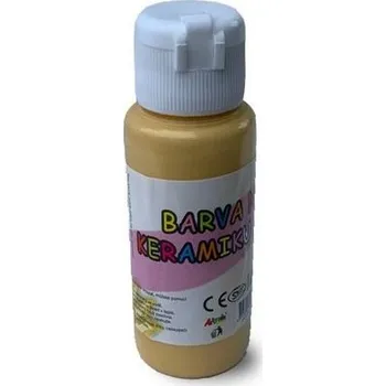 Výtvarná barva Barva na sklo a keramiku 60ml- zlatá