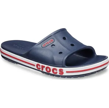 Pánská móda Šlapky (plážová obuv) CROCS-Bayaband Slide U navy/pepper Modrá 39/40