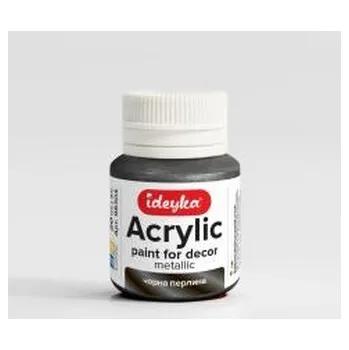 Set školních potřeb Farba akrylowa metaliczna Czarna perła 20ml