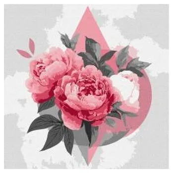 Set školních potřeb Malowanie po numerach - Geometryczne kształty