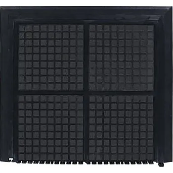 Rohožka Černá podlahová protiúnavová rohož (okraj) - 101 x 111 x 1,9 cm, 87660050