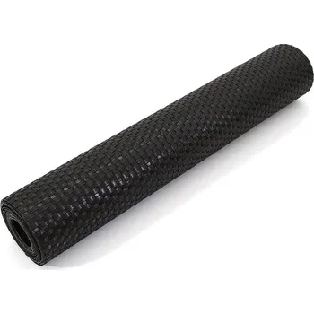 zahradní zástěna Hnědá plastová ratanová stínící rohož umělý ratan - 500 x 90 cm, 81111333