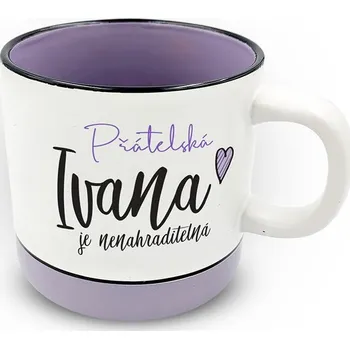 Nekupto Hrnek s potiskem 400 ml pastel - Ivana