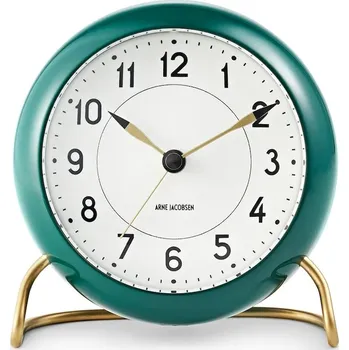 Budík Budík Rosendahl x Arne Jacobsen 11 cm zelená barva 43677 67X