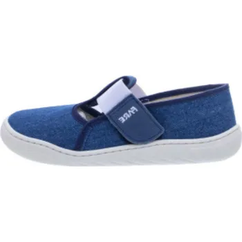 Dětská sportovní obuv Chlapecké bačkorky Fare Wide 7001403 barefoot, modré, měkké, široké Velikost: 26