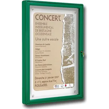 Venkovní vitrína 2000-12 x A4 - stříbrná