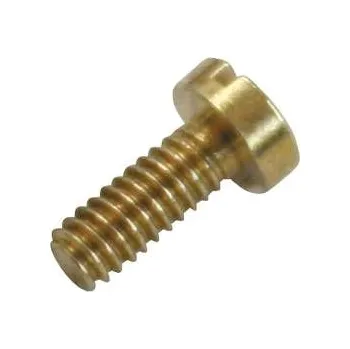 Šroub Šroub s válcovou hlavou drážka rovná mosaz M3x25 DIN 85A