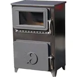 THORMA Kamna Filex H s průzorem - černá smalt