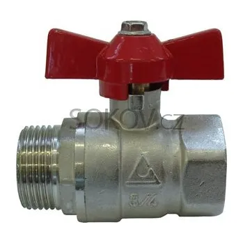 Vodovodní kohout Ventil kulový s motýlem 1/2" 1100 M MF