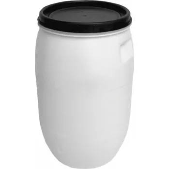 Sud bílý s víkem, 120 l šroub. víko