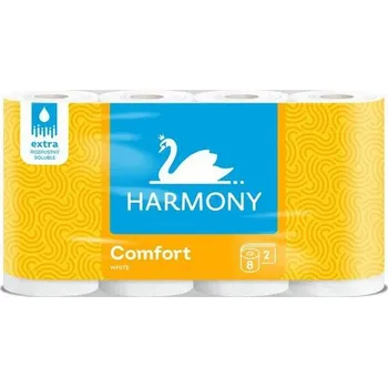 Toaletní papír Toaletní papír Harmony Comfort 2vrst. bílý, 8 ks