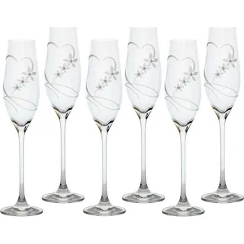 Sklenice Sklenice Celebration 210 ml 6 ks 100 Srdce SWAR