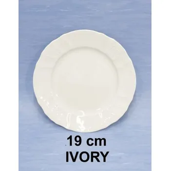 Talíř Talíř dezertní Bernadotte IVORY 19 cm, nedekorovaný II.