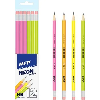 Grafitová tužka Tužka M s pryží - HB NEON 6200315