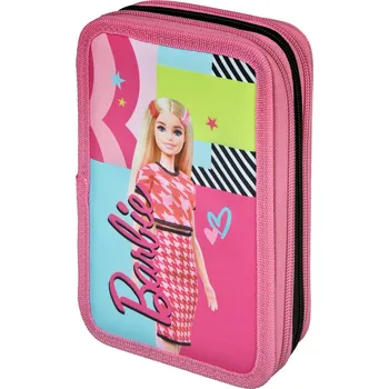 Penál Třípatrový penál s příslušenstvím (Barbie)