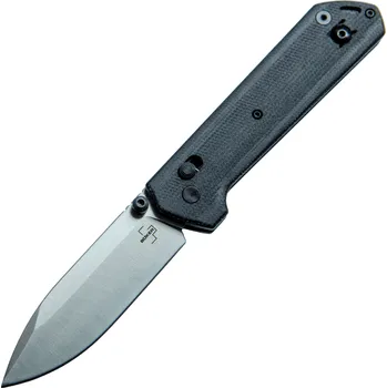 kapesní nůž KNFS Böker Plus Kihon Satin, Černá Micarta, 14C28N, KNFS Exkluzivní, Limitovaná edice 200 ks