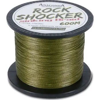 SAENGER Anaconda pletená šňůra Rockshocker, 600m průměr: 0,22 mm