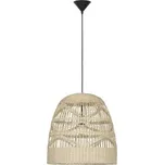 Nova Luce Závěsné svítidlo MARLO přírodní ratan, 46cm, E27 1x12W