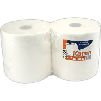 Papírový ručník Průmyslové ručníky Karen 2vrstvé 26 cm bílé - 2 ks