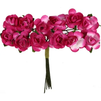 umělá květina Kytička malinová