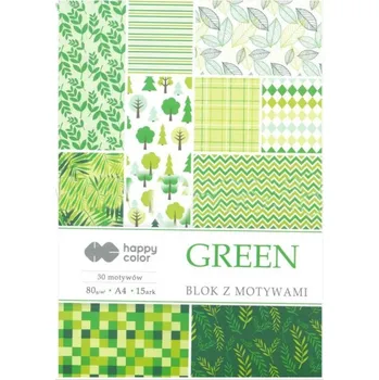 Papír Papíry s potiskem A4 80 g green