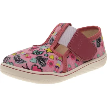 Dívčí obuv Bačkorky Fare Wide 7001451 barefoot, růžové, měkké, široké Velikost: 30