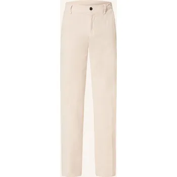 Pánské kalhoty Eleventy Pánské Manšestrové Chino Kalhoty Slim Fit, béžová, 48