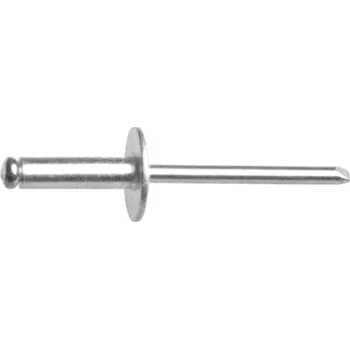 Nýt Nýt trhací velká hlava nýt Al, trn ocel 4.8x30-16 DIN 7337