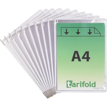 Závěsné kapsy Tarifold A4 s úchyty /10 ks - bílá