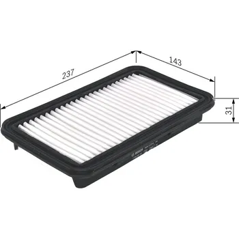 Vzduchový filtr Vzduchový filtr BOSCH F 026 400 191