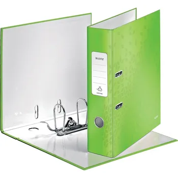 Pákový pořadač Leitz 180° WOW - 8 cm - zelená