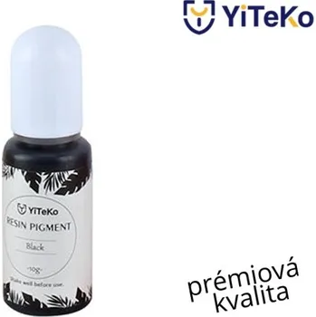 Křišťálová barva do pryskyřice YiTeKo Black 14 10ml