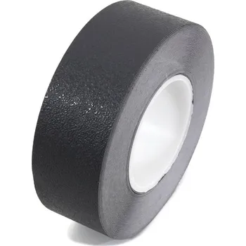 Výstražná páska Šedá plastová voděodolná protiskluzová páska FLOMA Aqua-Safe - 18,3 x 5 cm tloušťka 0,7 mm, 80081132