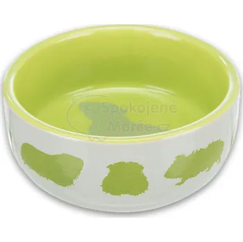 Miska pro psa Trixie Miska keramická 250 ml, pro morčata (Barva: světle zelená)