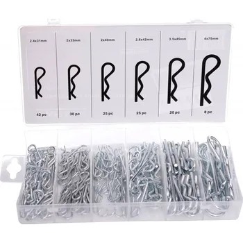 Nářadí pro automobil Kraft&Dele KD10482 závlačky pružinové 150 ks